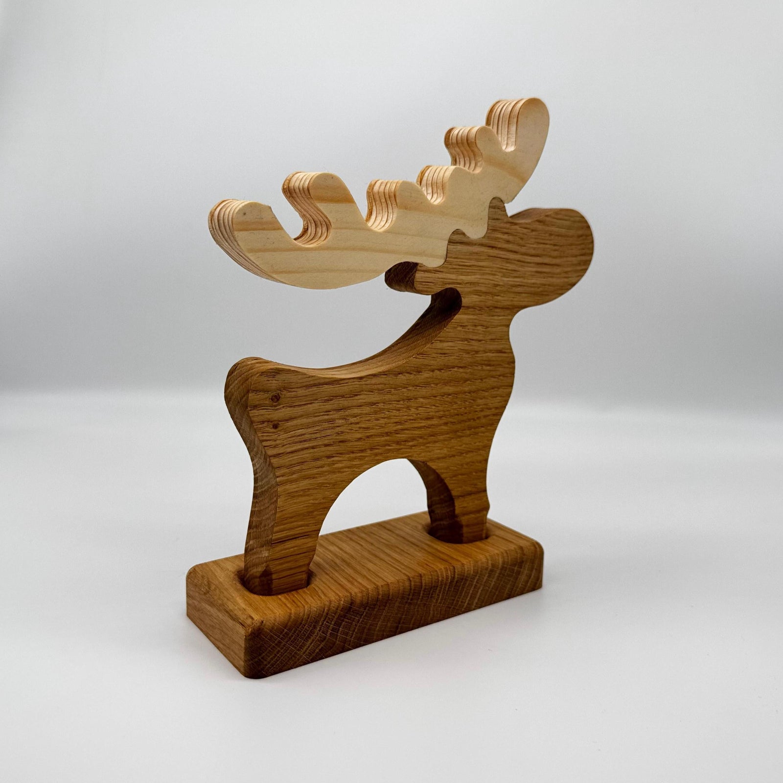 Holz-Elch aus Eiche und Fichte – Ansicht 4