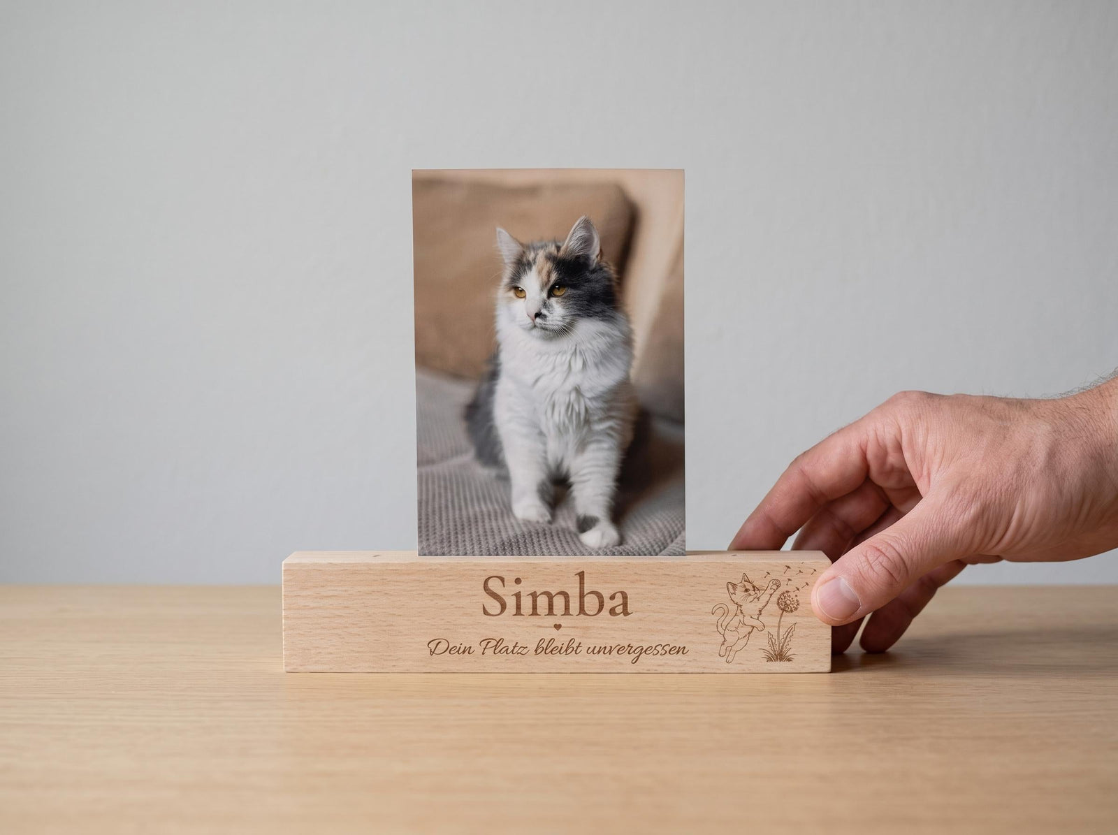 Gedenkleiste für Katzenfoto – Ansicht 3