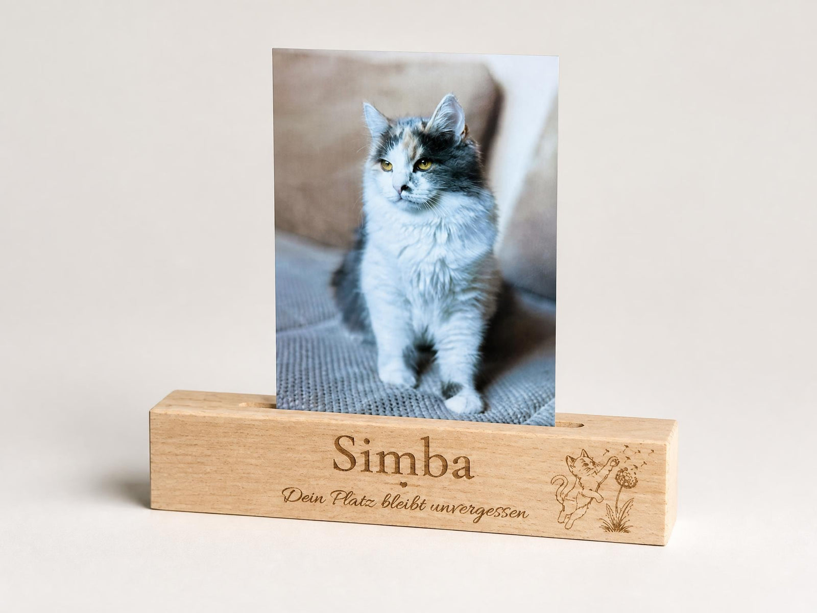Gedenkleiste für Katzenfoto – Ansicht 4